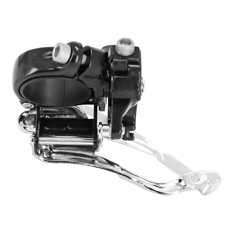 Dérailleur VTT avant Microshift 7-8V à collier 34,9 pour triple plateau 48x38x28 tirage haut-bas - vue 2