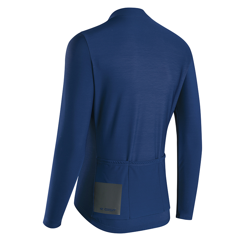 Maillot GIST hiver manches longues bleu S - vue 2