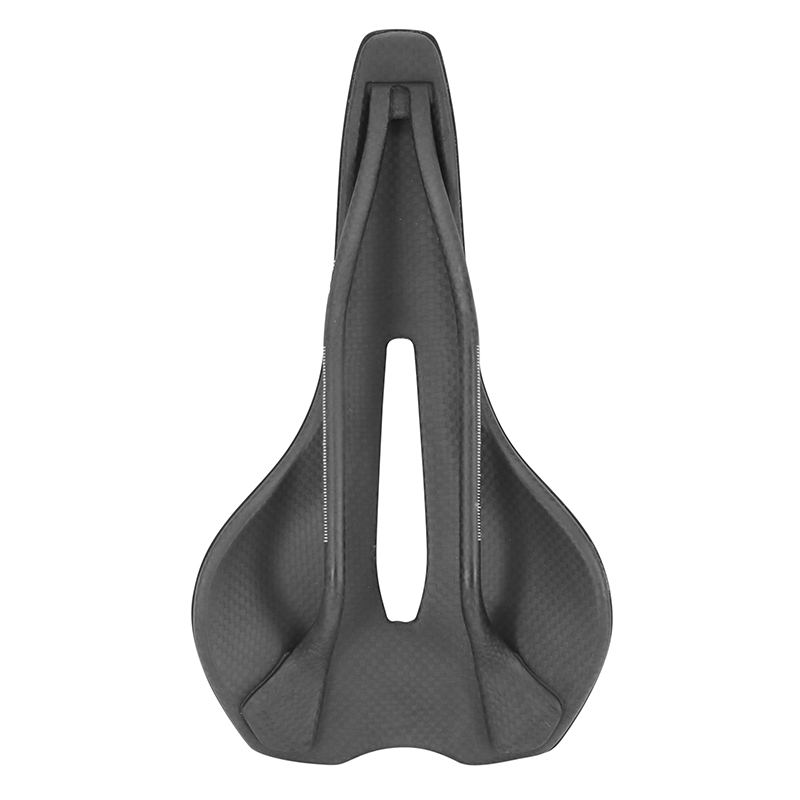 Selle 3D carbone T803 noir ouverte 245X143 rail carbone 165g Newton - vue 3