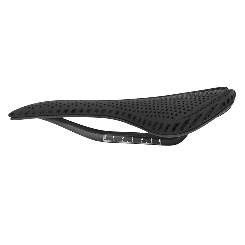 Selle 3D carbone T803 noir ouverte 245X143 rail carbone 165g Newton - vue 4