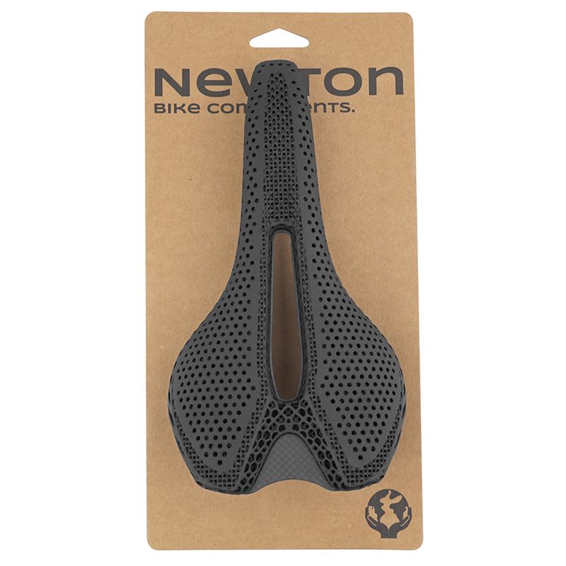 Selle 3D carbone T803 noir ouverte 245X143 rail carbone 165g Newton - vue 6