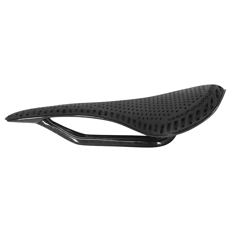 Selle 3D carbone T804 noir 265x143 rail carbone brillant 213G Newton - vue 4