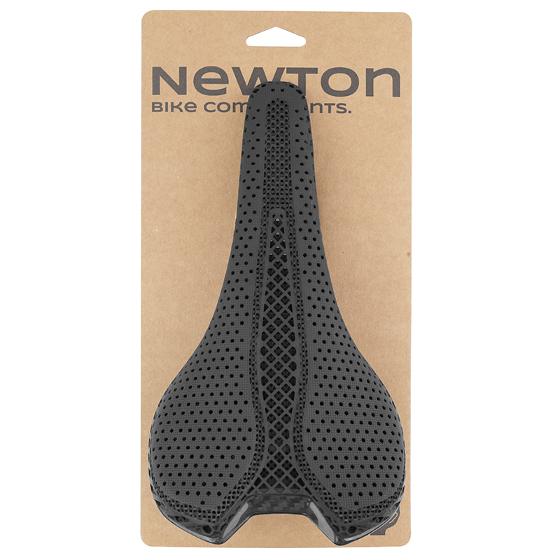 Selle 3D carbone T804 noir 265x143 rail carbone brillant 213G Newton - vue 6