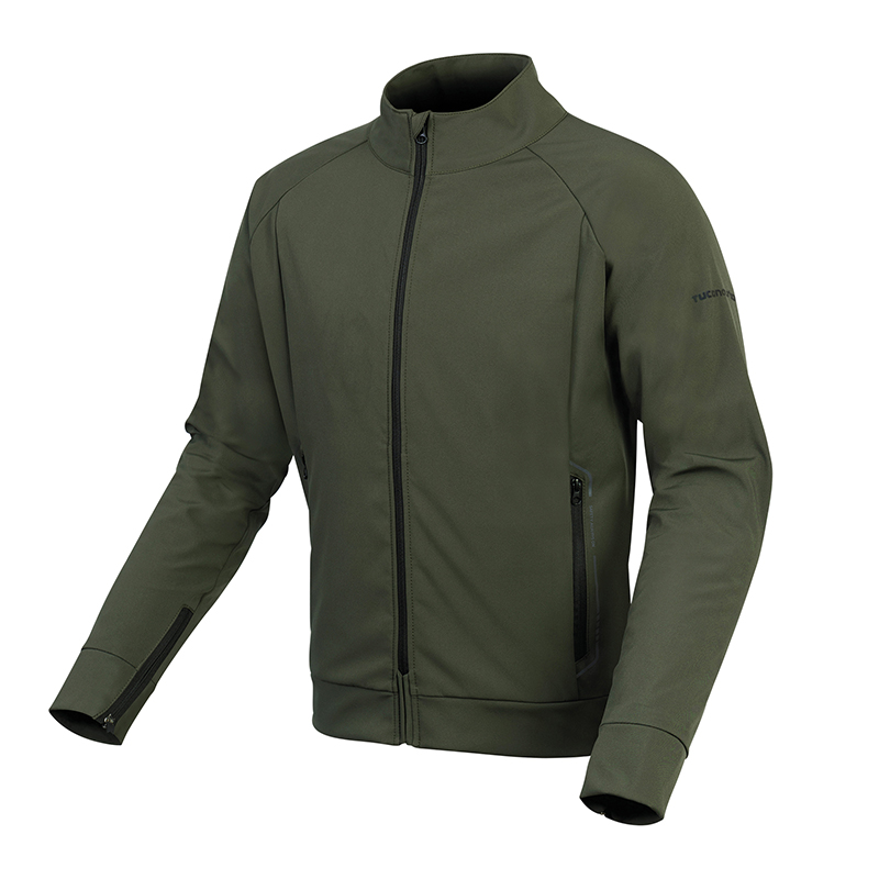 Blouson Tucano Urbano Easyshell Windscud homme printemps-été coupe-vent vert kaki taille XL certifié CE classe A EN17092