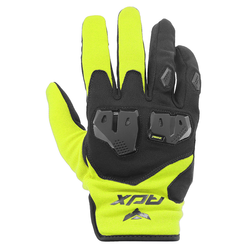 Gants cross ADX Vegas noir-jaune fluo T12 (2XL) - Homologué EN 13594:2015 - vue 2