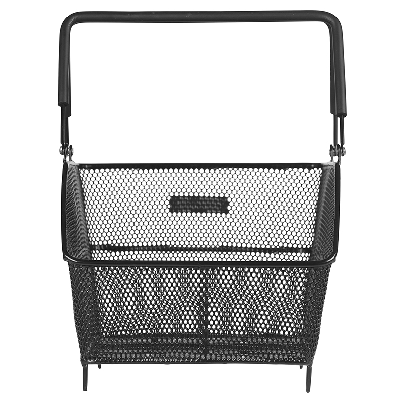 Panier arrière acier nid d'abeille Basil Cento noir compatible système MIK - vue 5