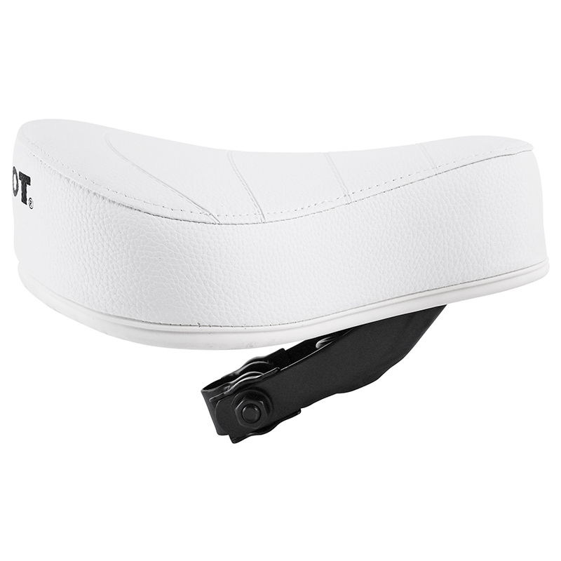 Selle cyclo adaptable Peugeot 103 blanc avec sérigraphie Sélection P2R - vue 2