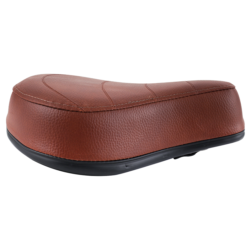 Selle cyclomoteur adaptable Peugeot 103 - MBK 51 marron sans ressort - vue 2