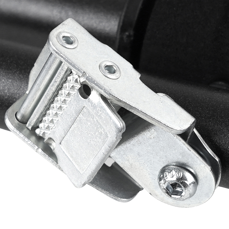 Porte velo de coffre Mottez athena high 3 sangles rehausse pour 3 velos - fabrication francaise homologue ce - charge maxi 45KGS (produit 100% monte haut de gamme) - vue 5