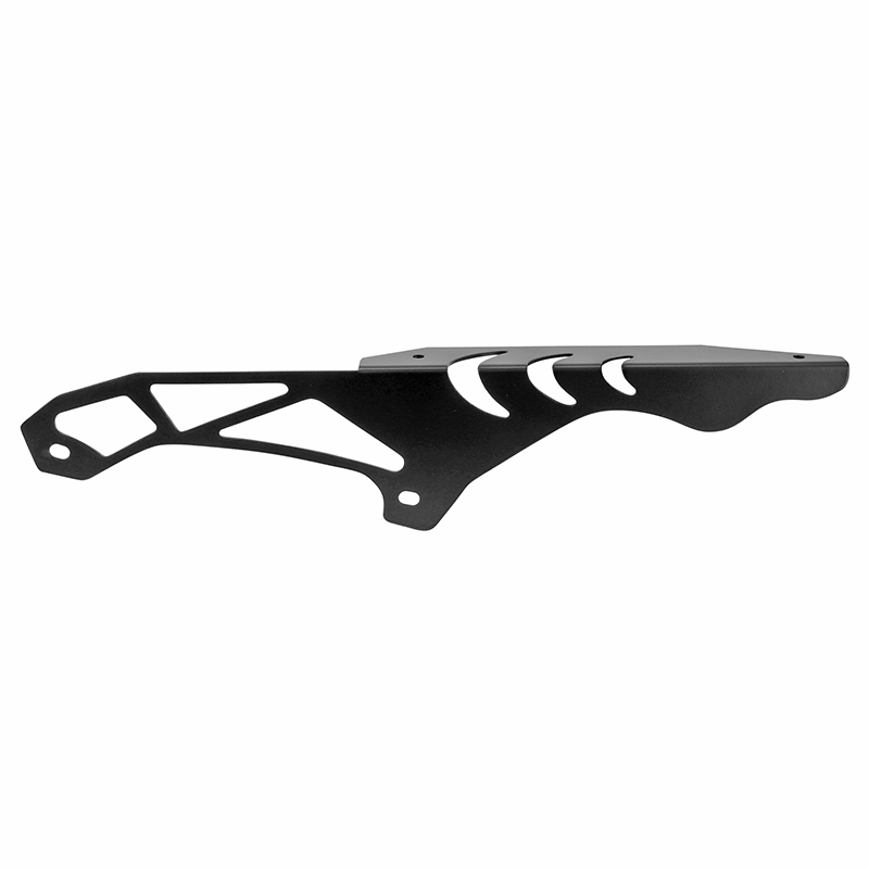 Protège-chaîne 50 adaptable Derbi Senda DRD / Aprilia RX / Gilera RCR SMT aluminium noir P2R - vue 2