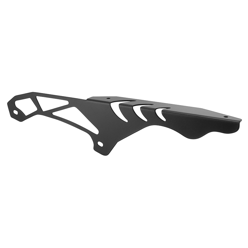 Protège-chaîne 50 adaptable Derbi Senda DRD / Aprilia RX / Gilera RCR SMT aluminium noir P2R - vue 3