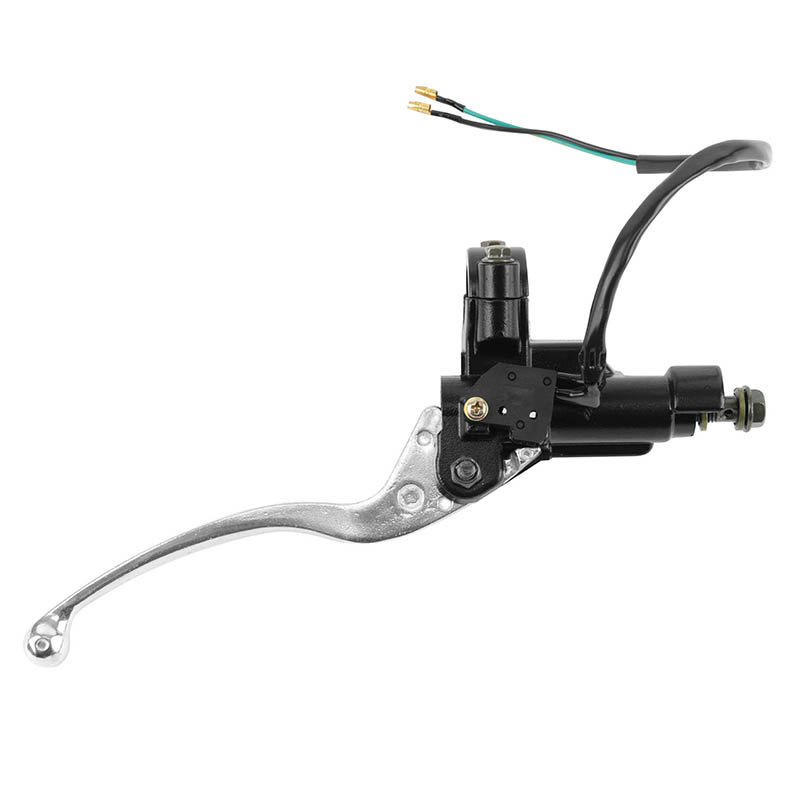 Maitre cylindre de frein scoot adaptable sym 50-125 symphony s 2010+2014, 50 fiddle 3, JET14 - peugeot 50-125 tweet 2010+2019 noir-argent gauche -P2R - vue 2
