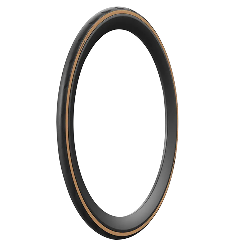 Pneu route 700 x 35 Michelin PRO5 noir flanc beige tubeless ready TS (35-622) - vue 4