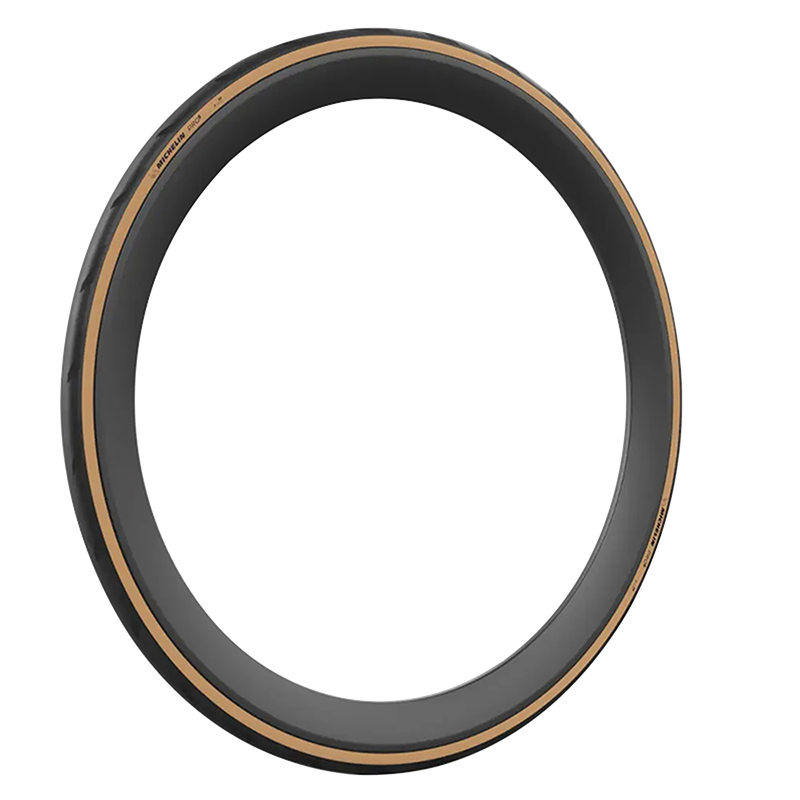 Pneu route 700 x 35 Michelin PRO5 noir flanc beige tubeless ready TS (35-622) - vue 5