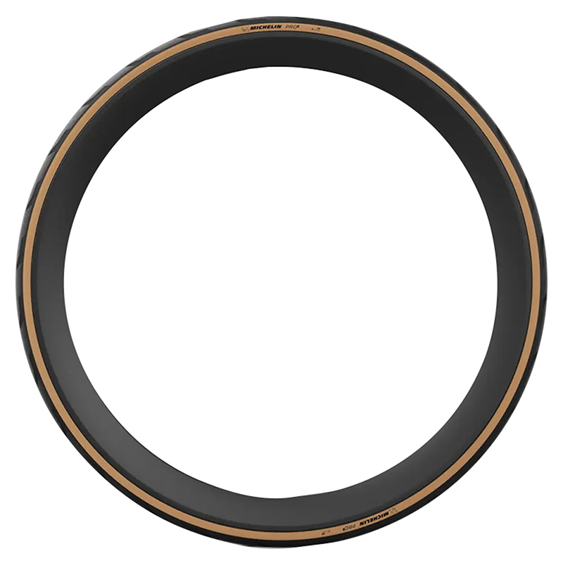 Pneu route 700 x 35 Michelin PRO5 noir flanc beige tubeless ready TS (35-622) - vue 6