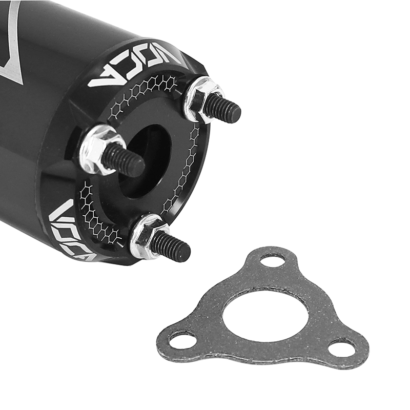 Silencieux Voca Racing Bestia RD30400 noir chromé 50cc - vue 3