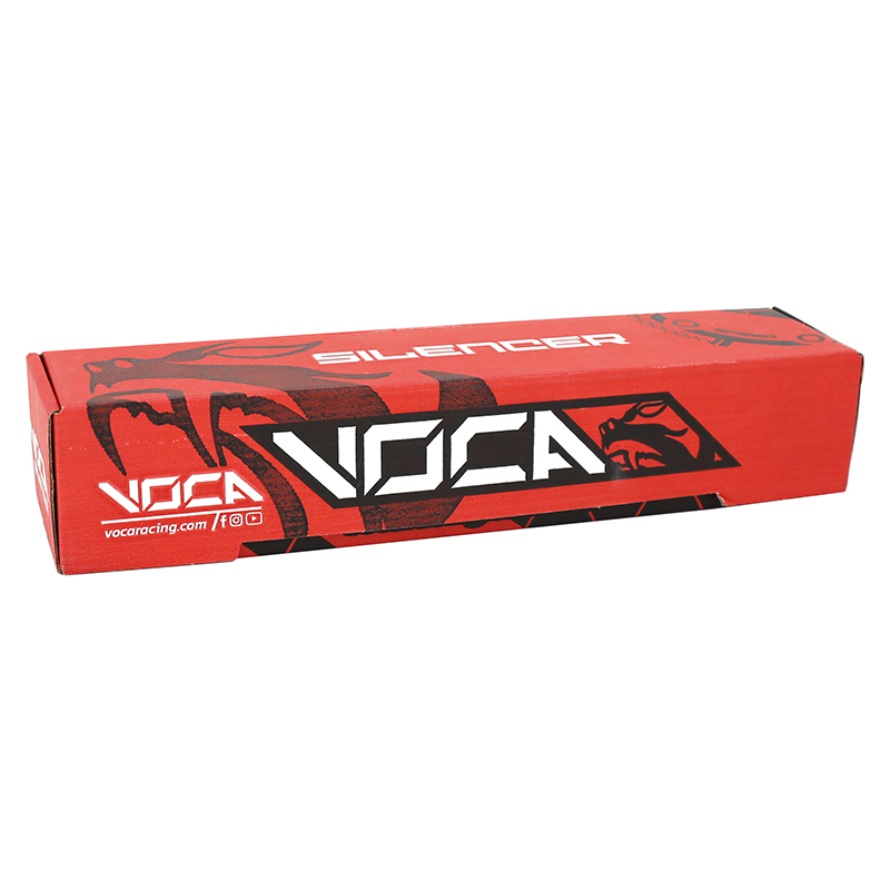 Silencieux Voca Racing Bestia RD30400 noir chromé 50cc - vue 4