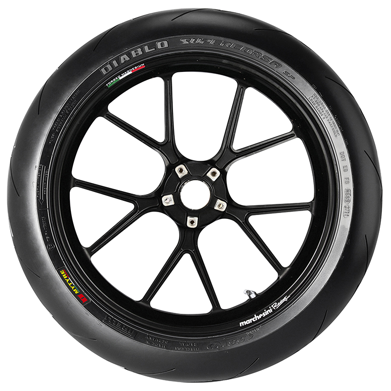 Pneu avant moto Pirelli Diablo Supercorsa V2 SC2 120/70-17 58W - vue 2