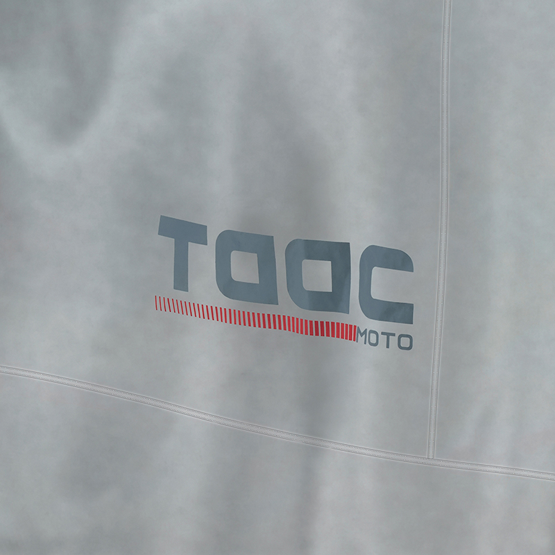 Housse de protection moto TAAC Start polyester hydrofuge taille M gris (204x90x163cm) - vue 3