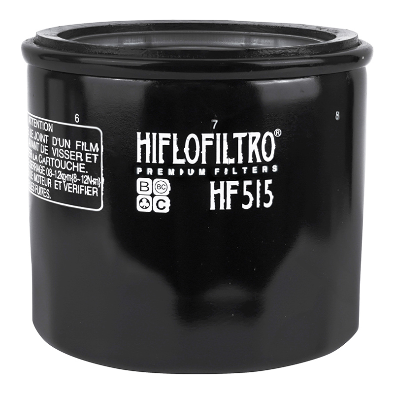Filtre à huile Hiflofiltro HF515 Royal Enfield 650 Continental et Interceptor 2019+ (76x72mm) - vue 2