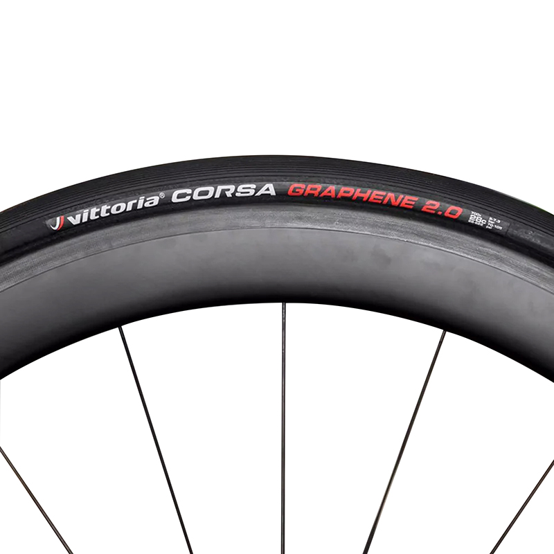 Pneu route Vittoria Corsa noir Graphène 2.0 TS 700 x 28 (28-622) - vue 3