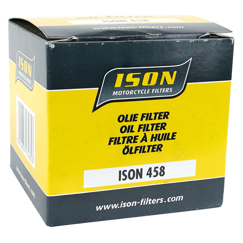 Filtre a huile moto adaptable royal enfield 650 continental 2019+, interceptor 2019+ (76X72MM) (equivalent HF515) -Ison 458 - vue 3