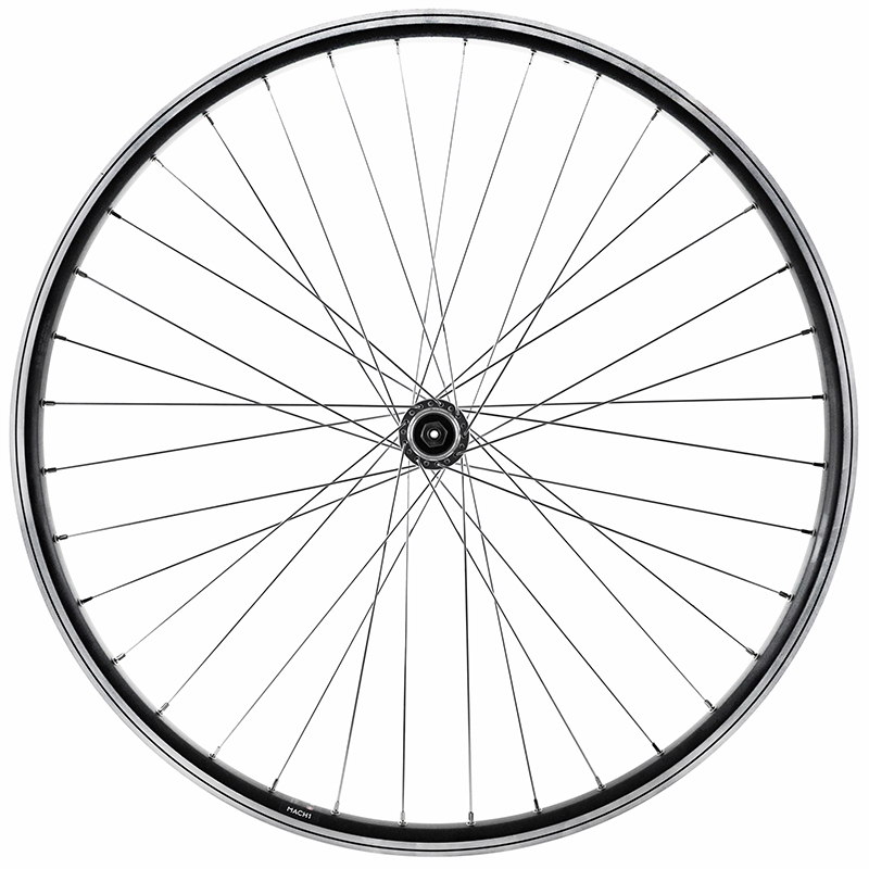 Roue VTC VAE arrière 700 28" aluminium moyeu roue libre 7-6-5V 36 rayons jante 21C VELOX - vue 2