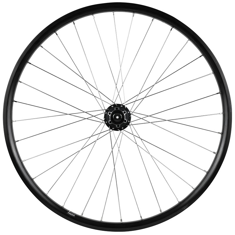 Roue VTT Velox Kargo L avant 27,5" disque blocage moyeu Shimano Deore M475 noir - vue 2