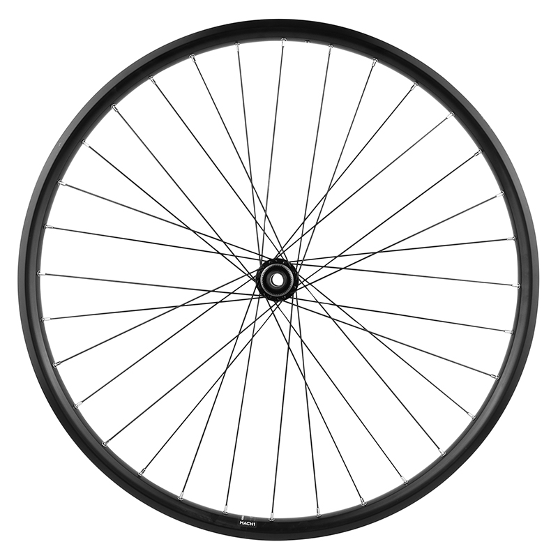 Roue avant VTC cargo VAE 700x35 28" Velox Kargo L Shimano Deore M475 centerlock axe traversant renforcée - vue 2