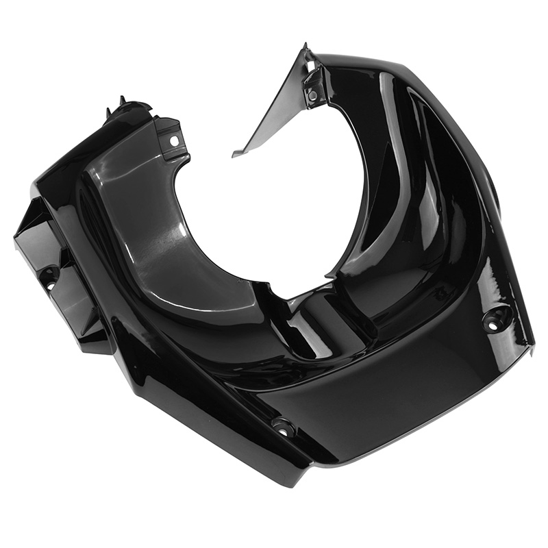 Carénage dessous tablier avant scooter adaptable MBK 50 Stunt Yamaha 50 Slider noir brillant P2R - vue 2