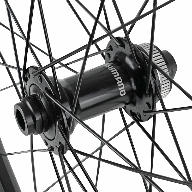 Roue gravel Velox 700 Pulse 23 double paroi avant Shimano RS470 GRX Centerlock tubeless ready axe traversant 12-100 32 rayons - vue 3
