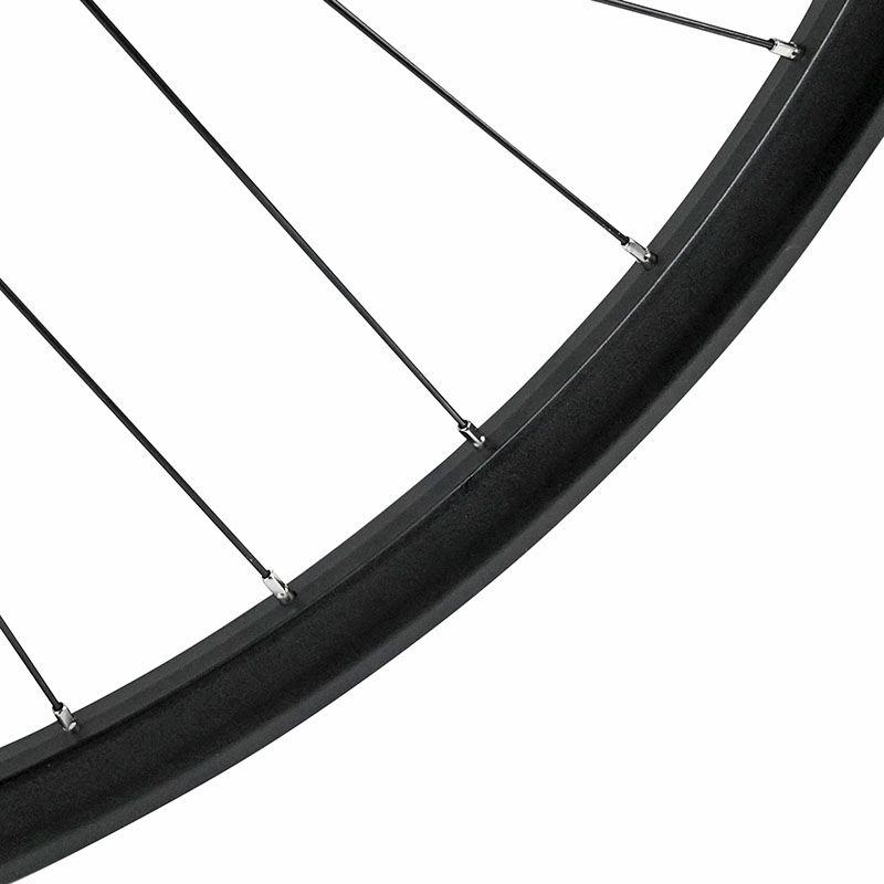 Roue gravel Velox 700 Pulse 23 double paroi avant Shimano RS470 GRX Centerlock tubeless ready axe traversant 12-100 32 rayons - vue 4