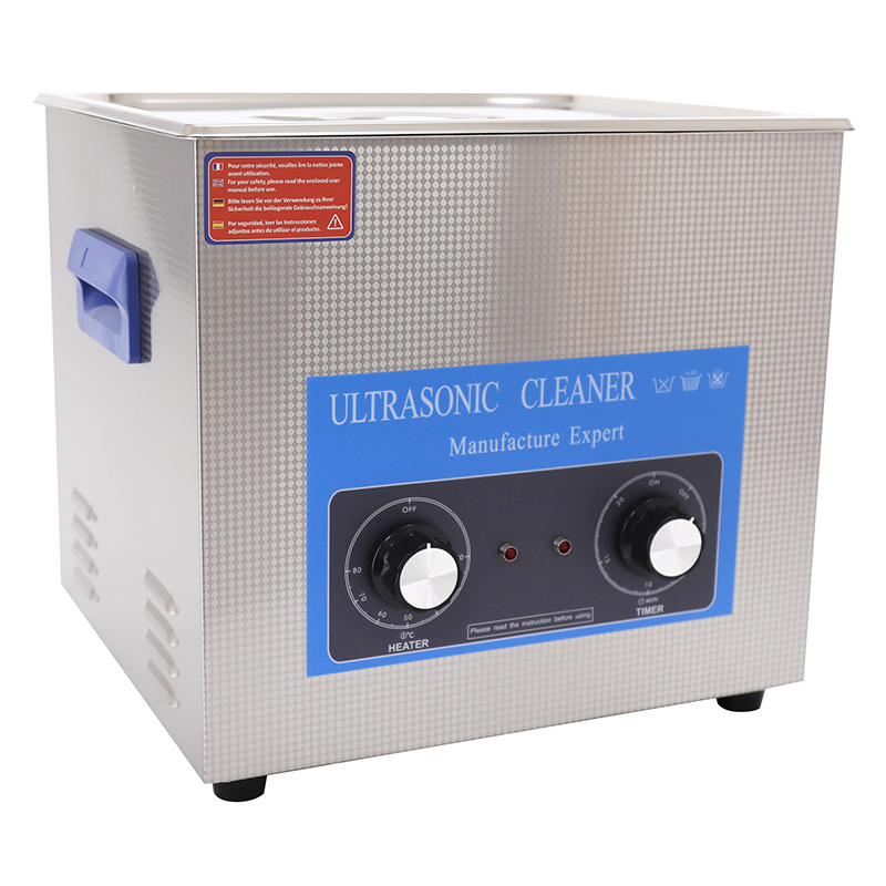 Nettoyeur-bac ultrasons professionnel analogique 15L 360 watts avec vanne de vidange (330x300x150mm) (qualite premium) - vue 3