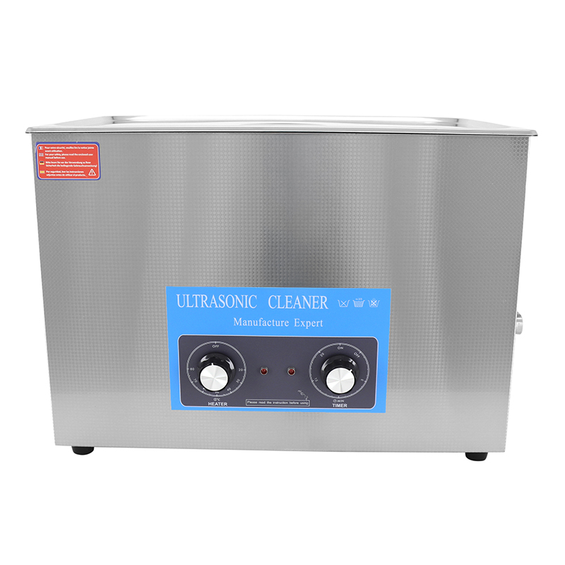 Nettoyeur-bac ultrasons professionnel analogique 30L 600 watts avec vanne de vidange (500x300x200mm) (qualite premium) - vue 2