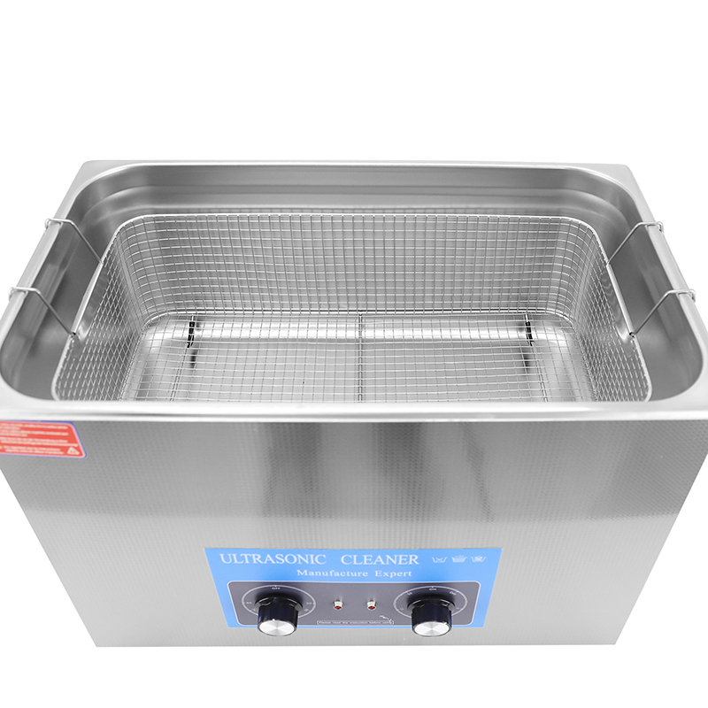 Nettoyeur-bac ultrasons professionnel analogique 30L 600 watts avec vanne de vidange (500x300x200mm) (qualite premium) - vue 4