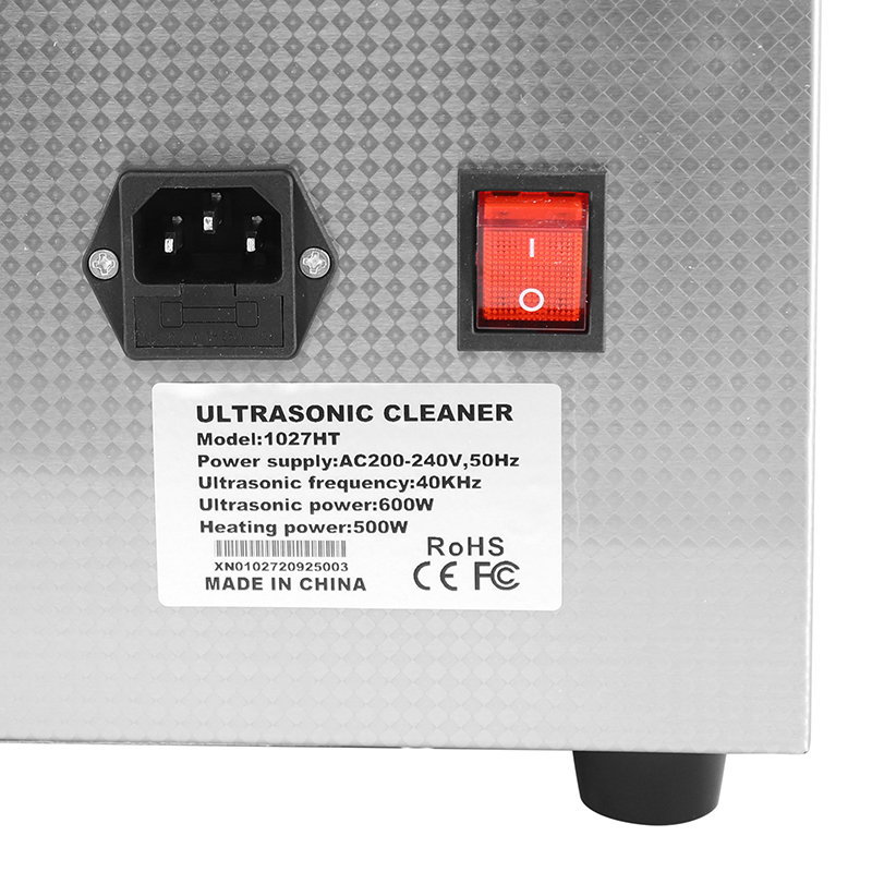 Nettoyeur-bac ultrasons professionnel analogique 30L 600 watts avec vanne de vidange (500x300x200mm) (qualite premium) - vue 6