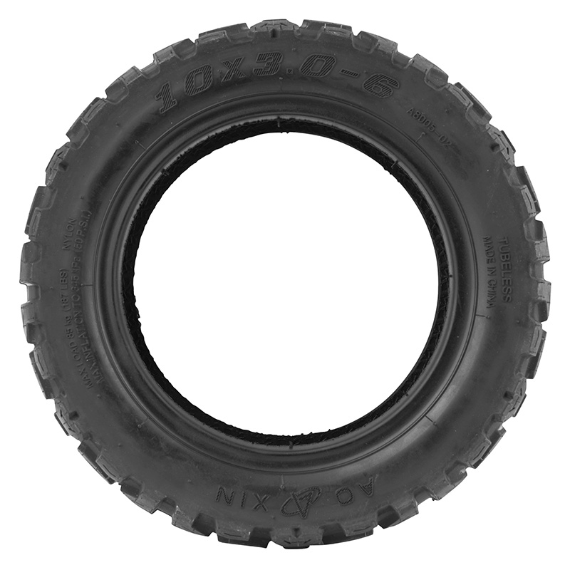 Pneu trottinette tubeless cross 10 x 3-6 noir (pour xmotus PRO10, technlife, VSETT10+ et autres) - vue 3