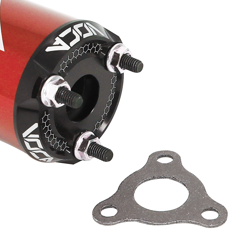 Silencieux 50 à boîte Voca Bestia RD30400 rouge pour Rookie chromé - vue 3