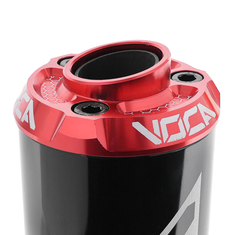 Silencieux VOCA Racing 50 à boîte RD30400 noir embout anodisé rouge pour Rookie, Chromed, SCR, MK, Barikit - vue 2