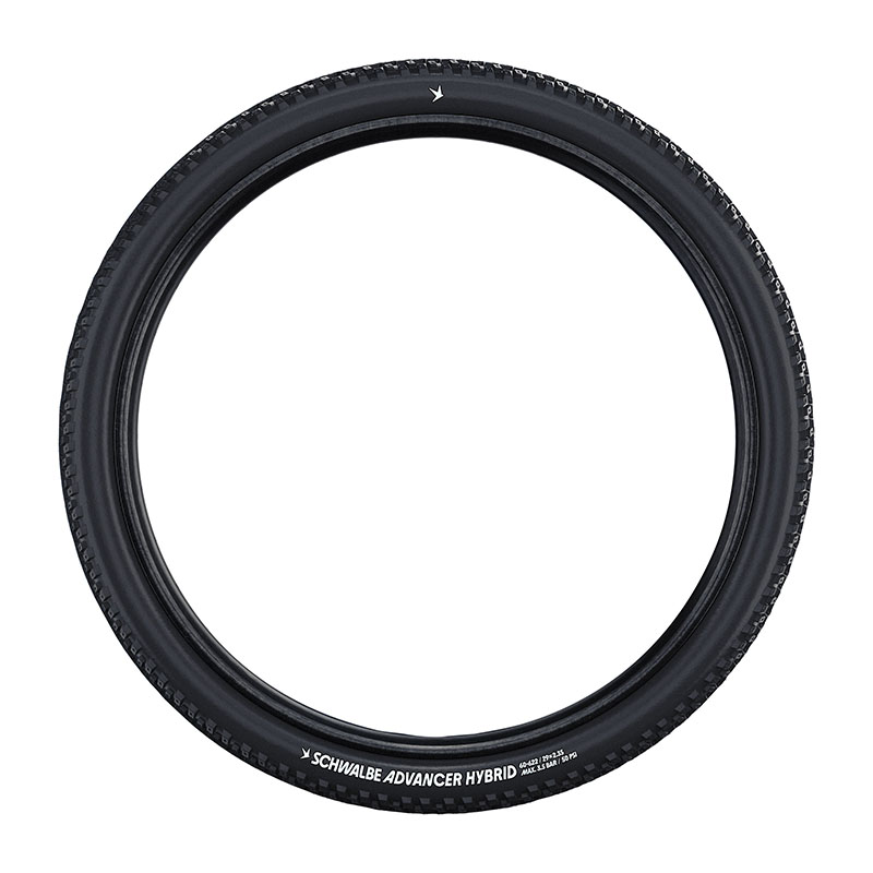 Pneu VTT Schwalbe Advancer Hybrid 27.5 x 2.60 noir flanc Reflex noir TR (65-584) - vue 2