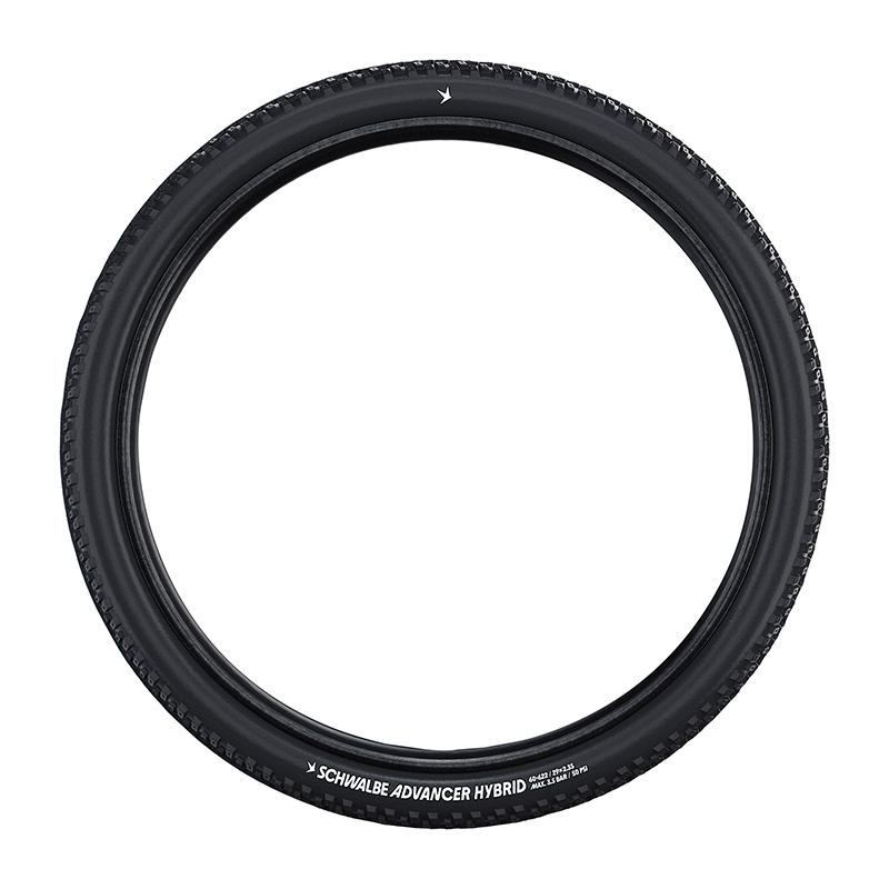 Pneu VTT Schwalbe Advancer Hybrid 27.5 x 2.10 noir flanc Reflex TR (54-584) - vue 2
