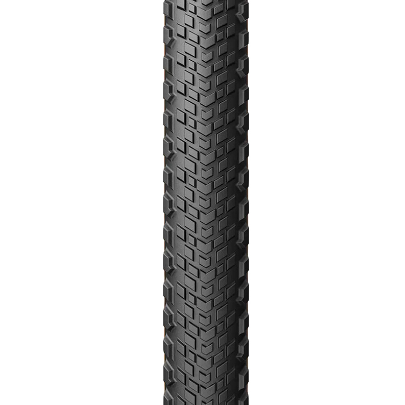 Pneu gravel Pirelli Cinturato Adventure Classic 700 x 45 Tubeless Ready tanwall noir flanc marron (45-622) - vue 2