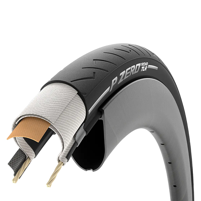 Pneu route 700 x 30 Pirelli p zero race noir tubeless ready TS (30-622) - vue 4