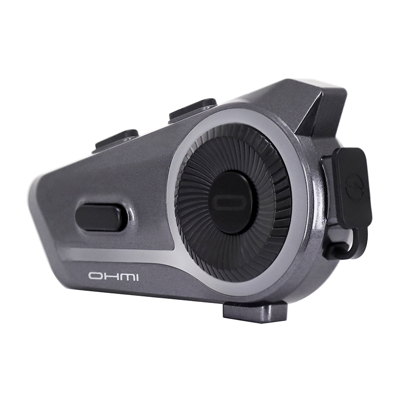 Intercom Asmax Ohmi D9 Bluetooth 5.4 gris - 6 utilisateurs 2 km - vue 3