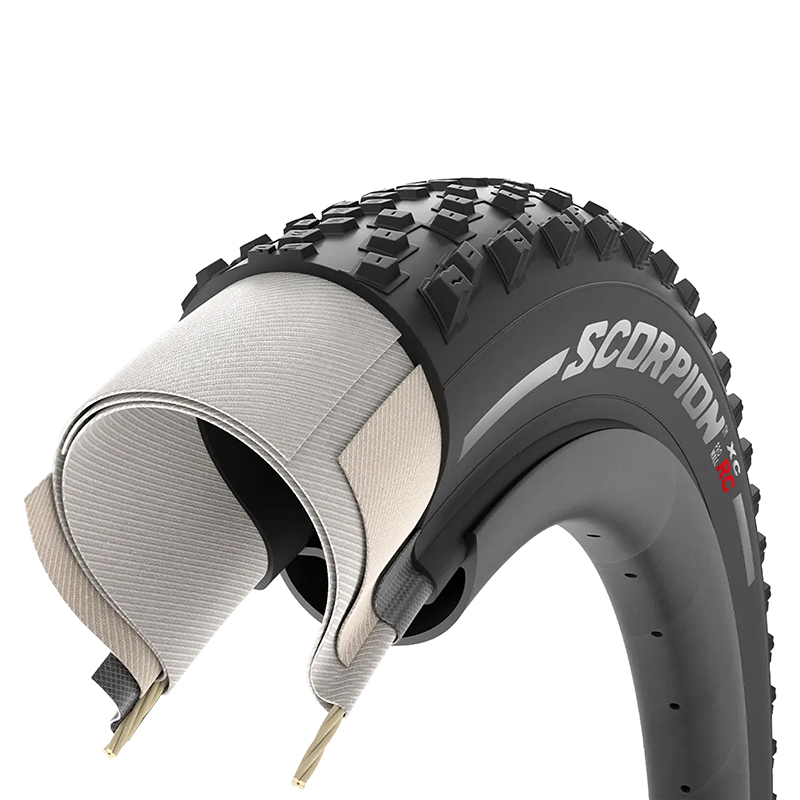 Pneu VTT 29 x 2.40 Pirelli Scorpion Sport XC RC noir Tubeless Ready TS - vue 4