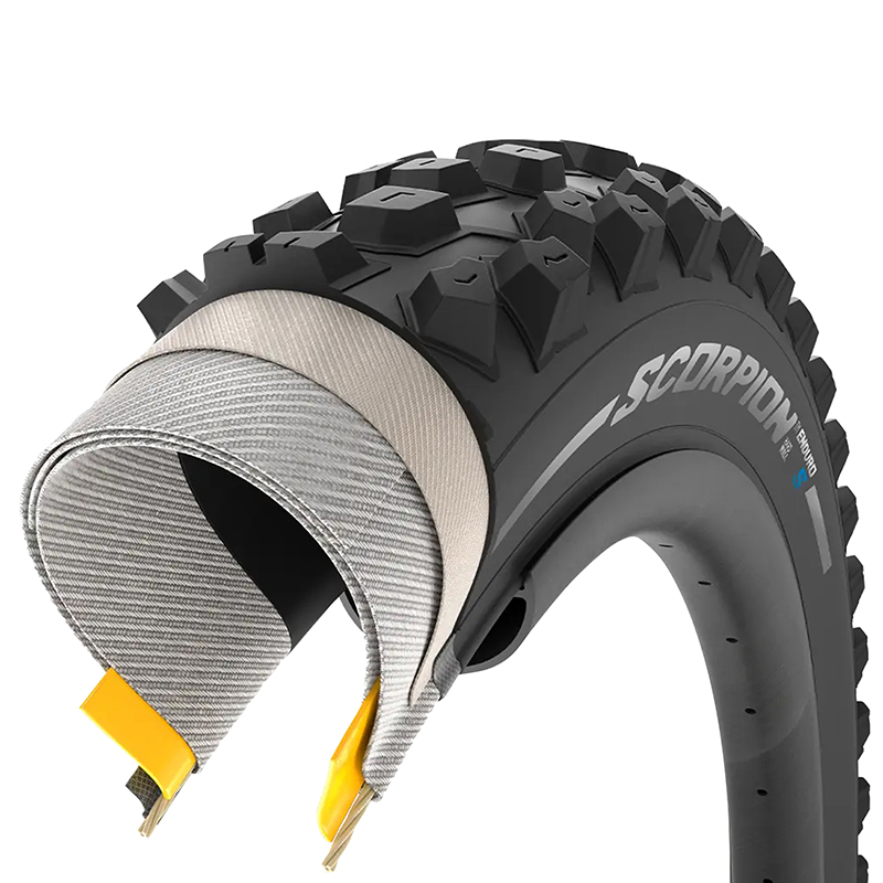 Pneu VTT 27.5 x 2.40 Pirelli Scorpion Enduro S noir Tubeless Ready TS - vue 4