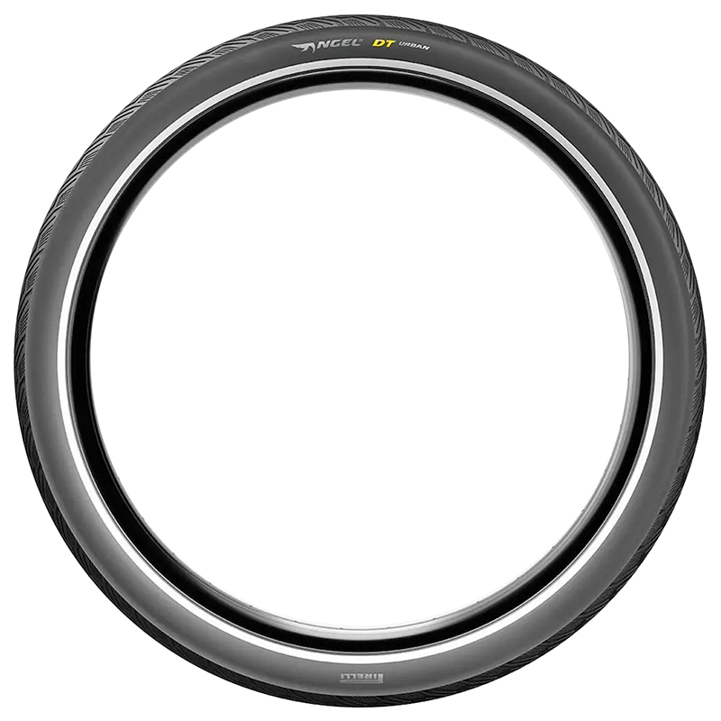 Pneu VTC VAE urbain 700 x 45 Pirelli Angel DT Urban noir flanc réflex TR homologué VAE E50 - vue 3
