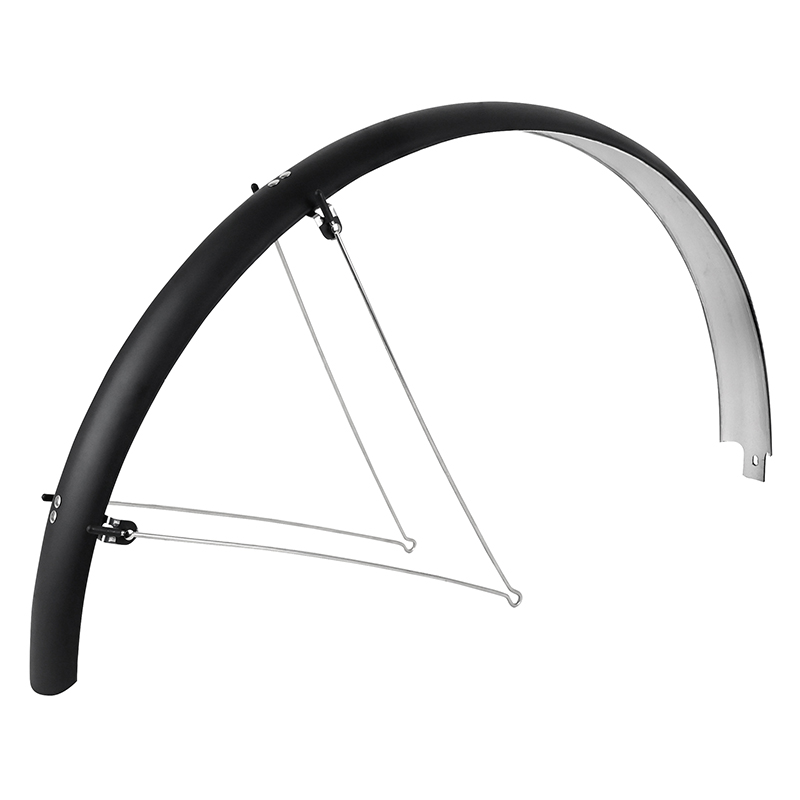 Garde-boue VTT 26" Stronglight tringles 54 mm noir mat (paire) - vue 3