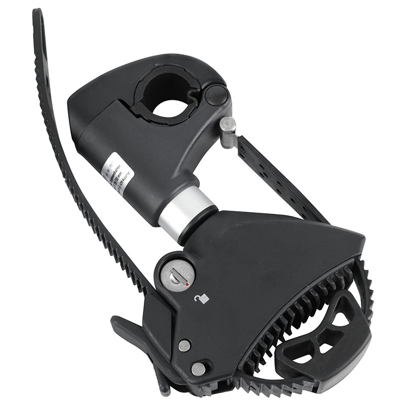 Bras de fixation cadre EUFAB pour porte-vélos plateforme longueur 12 cm avec antivol arceau U 3 cm - vue 2