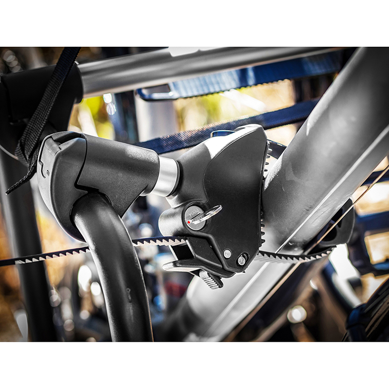 Bras de fixation cadre EUFAB pour porte-vélos plateforme longueur 12 cm avec antivol arceau U 3 cm - vue 7